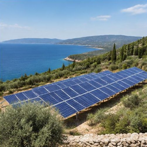 Solar energy and Mediterranean coastal landscape